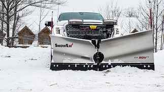 ON SALE New SnowEx 7.5 SS RDV Model, V-plow Flare Top, Trip edge Stainless Steel V-Plow, Automatixx Attachment System